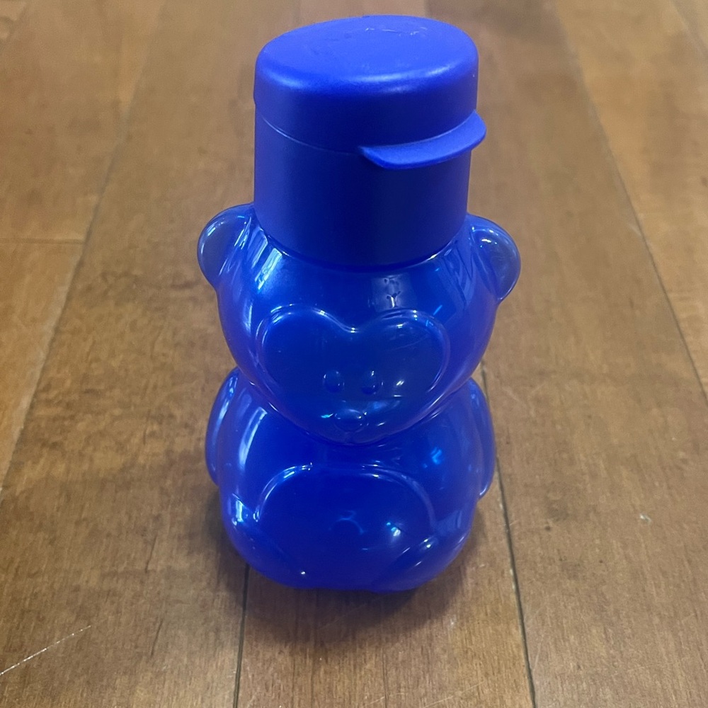 Tupperware Ecoware Bottle Kids 350ml Bear Shaped Blue